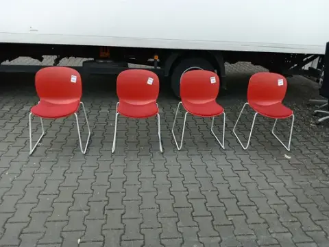 4 sedie per visitatori RBM 6060A Noor Sled Base