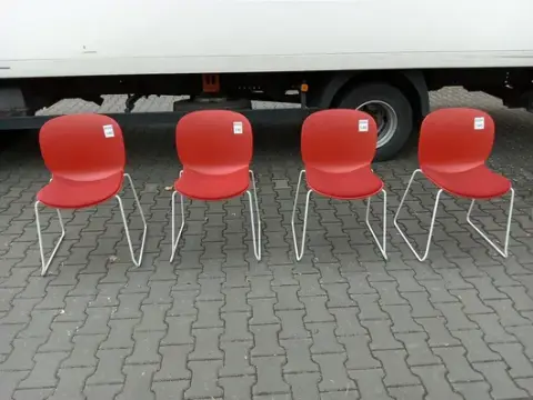 4 sedie per visitatori RBM 6060A Noor Sled Base