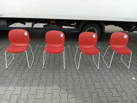 4 sedie per visitatori RBM 6060A Noor Sled Base