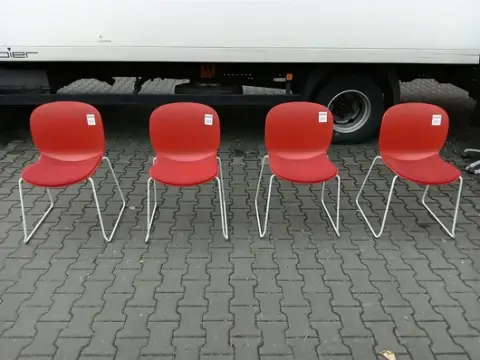 4 sedie per visitatori RBM 6060A Noor Sled Base