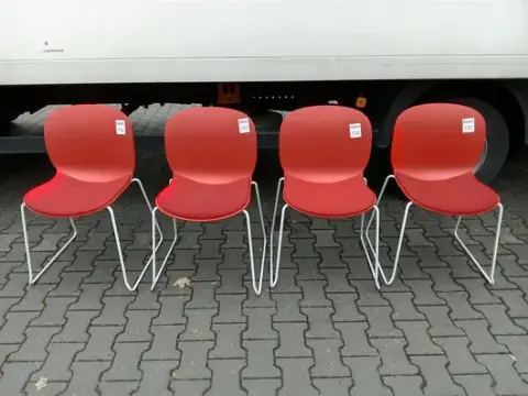 4x sedia per visitatori RBM 6060A Noor Sled Base