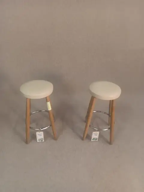 2 sgabelli da bar Carl Hansen & Son CH56