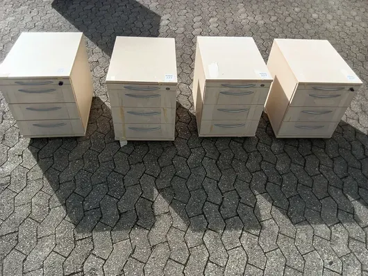 4 cassettiere mobili König & Neurath