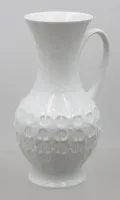 Jarrón Royal Porzellan Bavaria 60-70 años blanco