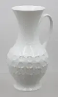 Jarrón Royal Porzellan Bavaria 60-70 años blanco