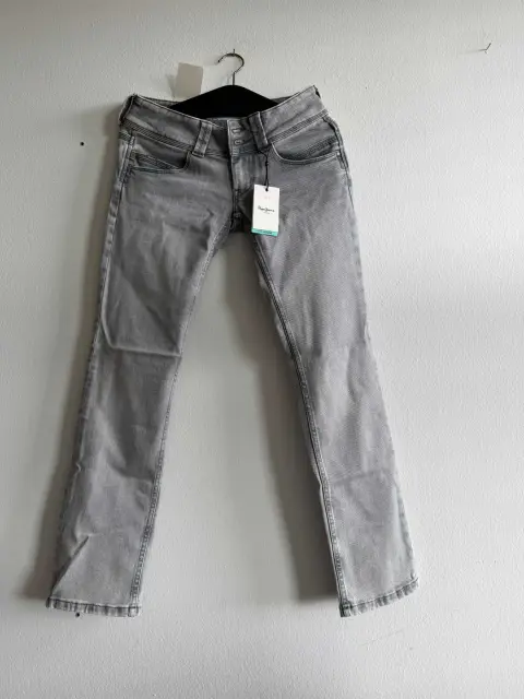 1 pantalón vaquero original Pepe Jeans, gris, talla W28/L30, nuevo,