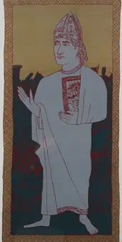 SANKT NIKOLAJ - farvegrafik på papir, 1990.