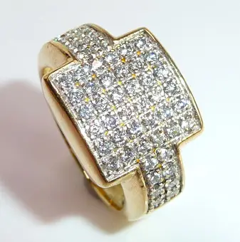 Prsten 750 zlato, 1.04 ct dijamanata