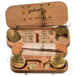 Zwei Waagen, Deutschland/Frankreich, um 1800