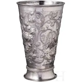 Großer Silberbecher (Kluftbecher), Russland, Moskau, Grigorij Iwanow Serebrjanikow, 1749