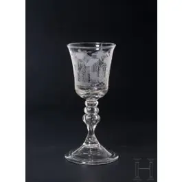 Glaspokal, wohl Russland, 18. Jhdt.