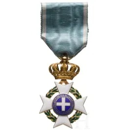 Ordre du Sauveur - Croix de chevalier, Royaume de Grèce (1863-1924)