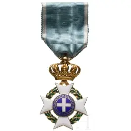 Ordre du Sauveur - Croix de chevalier, Royaume de Grèce (1863-1924)