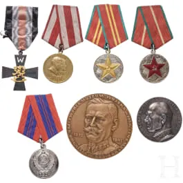 Collection de décorations, Pologne et Union soviétique, 20e siècle