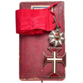 Portugal - Orde van Christus, commandeurskruis met zogenaamde Heilig Hart-decoratie