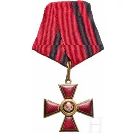 Řád sv. Vladimíra, kříž 4. třídy, Rusko, kolem 1916/17