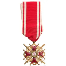 Ordre de Saint-Stanislas, croix de 2e classe avec épées, Russie vers 1916/17