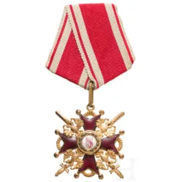 Ordre de Saint-Stanislas, croix de 3e classe avec épées, Russie vers 1916/17