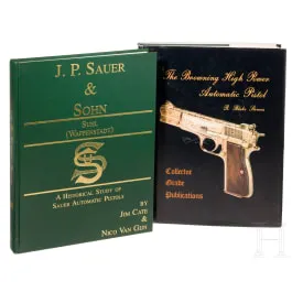 两本专业书籍:《The Browning High Power》;《J.P. Sauer & Sohn》