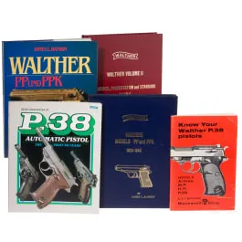 П'ять англомовних книг про пістолети Walther