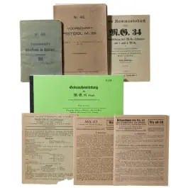 Sieben Waffenvorschriften, deutsch und holländisch