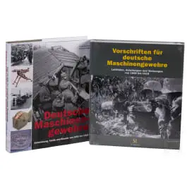 Zwei Bände "Deutsche Maschinengewehre " und "Vorschriften für Deutsche Maschinengewehre"