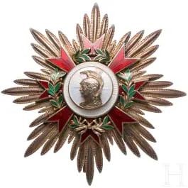 Španělský řád republiky, hvězda velkokříže