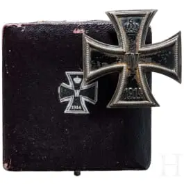 Croix de fer 1re classe de 1914 en écrin