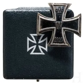 Croix de fer 1re classe de 1914 dans son étui