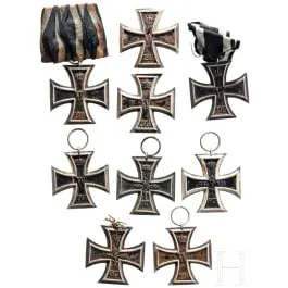 Nine Iron Crosses from 1914
