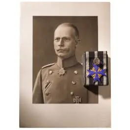 Generál Gerhard Tappen - Pour le Mérite s dubovými listy v pouzdře