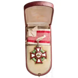 General Gerhard Tappen - Austrian Military Merit Cross 2nd Class with War Decoration in case