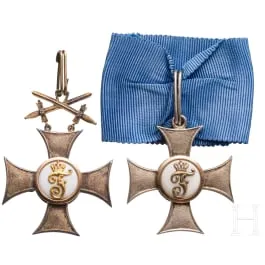 Deux croix de chevalier 2e classe de l'ordre de Frédéric