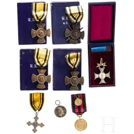 Petite collection de distinctions wurtembergeoises