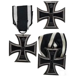 Tři Železné kříže z roku 1914