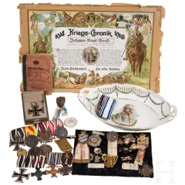 Lot de décorations et insignes