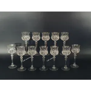 12 krystal vinglas