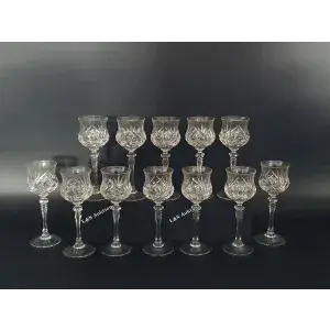12 krystal vinglas