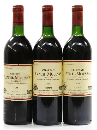 Chateau Lynch-Moussas Chateau Lynch-Moussas 1985 0,75 l, Chateau Lynch-Moussas ... y 1 más