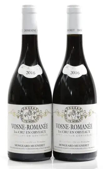 Mongeard-Mugneret Vosne Romanee Les Orveaux 1er Cru 2016