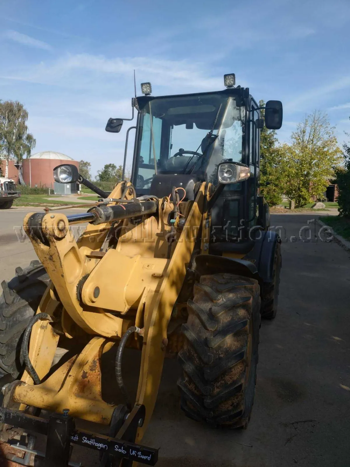 1 hjullæsser Cat 907 H defekt