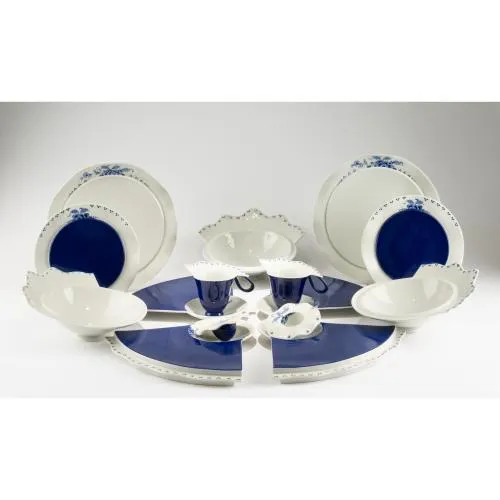 Bořek Šípek – 28 pièces du service 'Albertine', 1989 (design)