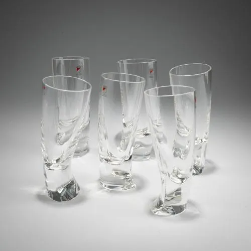 Angelo Mangiarotti – Sechs Whiskygläser aus der Serie 'Touch Glass', 1991 (Entwurf)