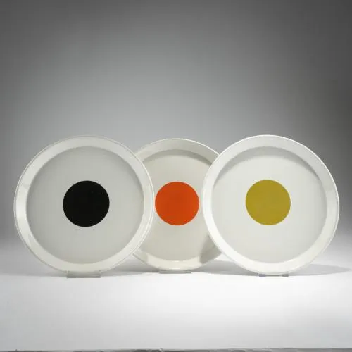 Gio Ponti – Tři talíře, kolem 1967 (návrh)