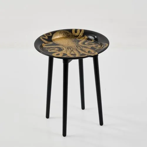 Barnaba Fornasetti, Piero Fornasetti – 'Polipo' tray on folding stand, 1950s (design)