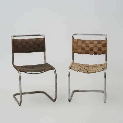Marcel Breuer , Anton Lorenz , Mart Stam – Zwei Freischwinger 'B 33' oder 'ST 12', 1926 (Entwurf)