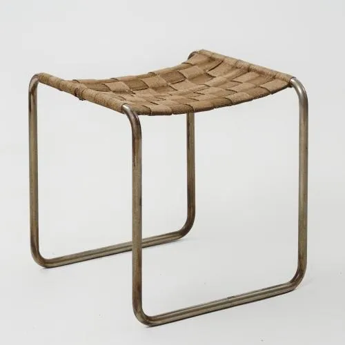 Ludwig Mies van der Rohe (dans le style de) – Tabouret similaire à 'MR 1', 1927 (design)
