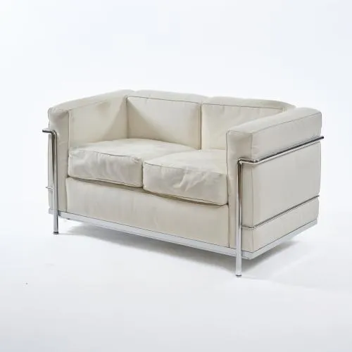 Pierre Jeanneret, Charlotte Perriand, Le Corbusier – Two-seater sofa 'LC 2', 1928 (design)