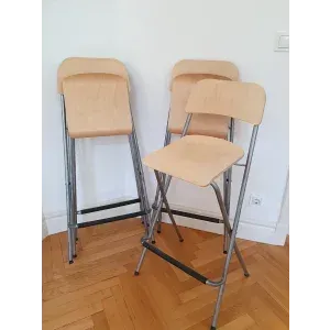 4 skládací židle Ikea