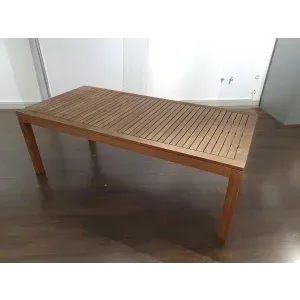 Tuinteaktafel 210 x 100 cm